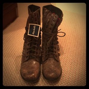 Betsy Johnson Combat Boots